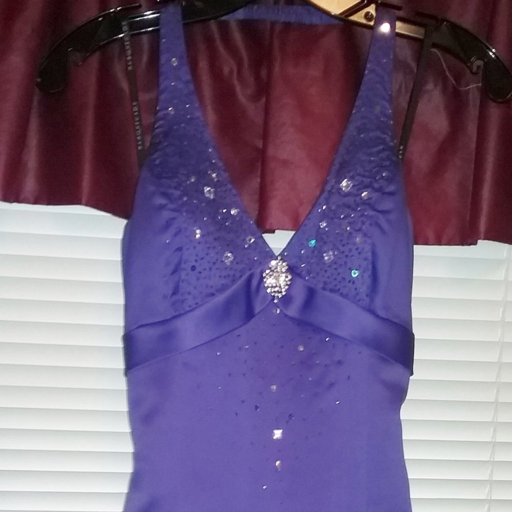 Purple Masquerade Ballgown Prom Dress